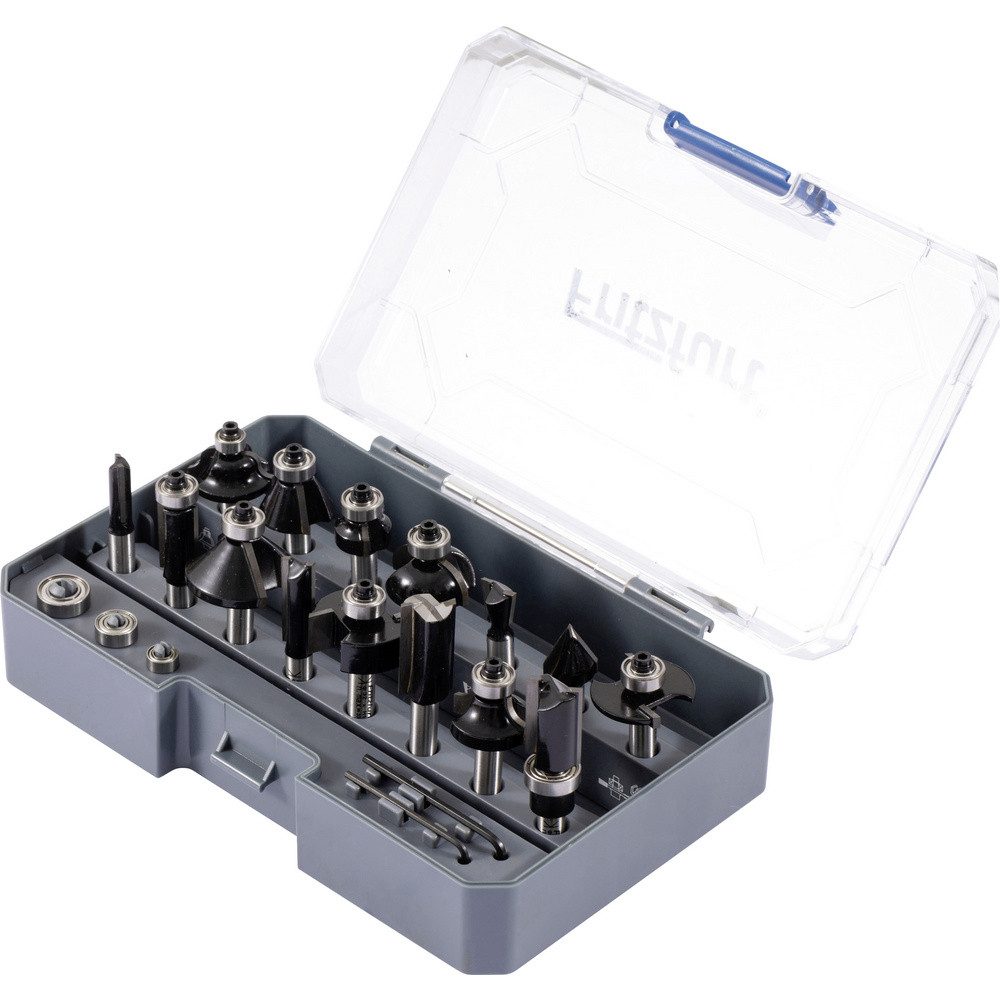 FRITZFURT Fräse FRITZFURT 2801-8015 Frässet Carbonstahl 20teilig