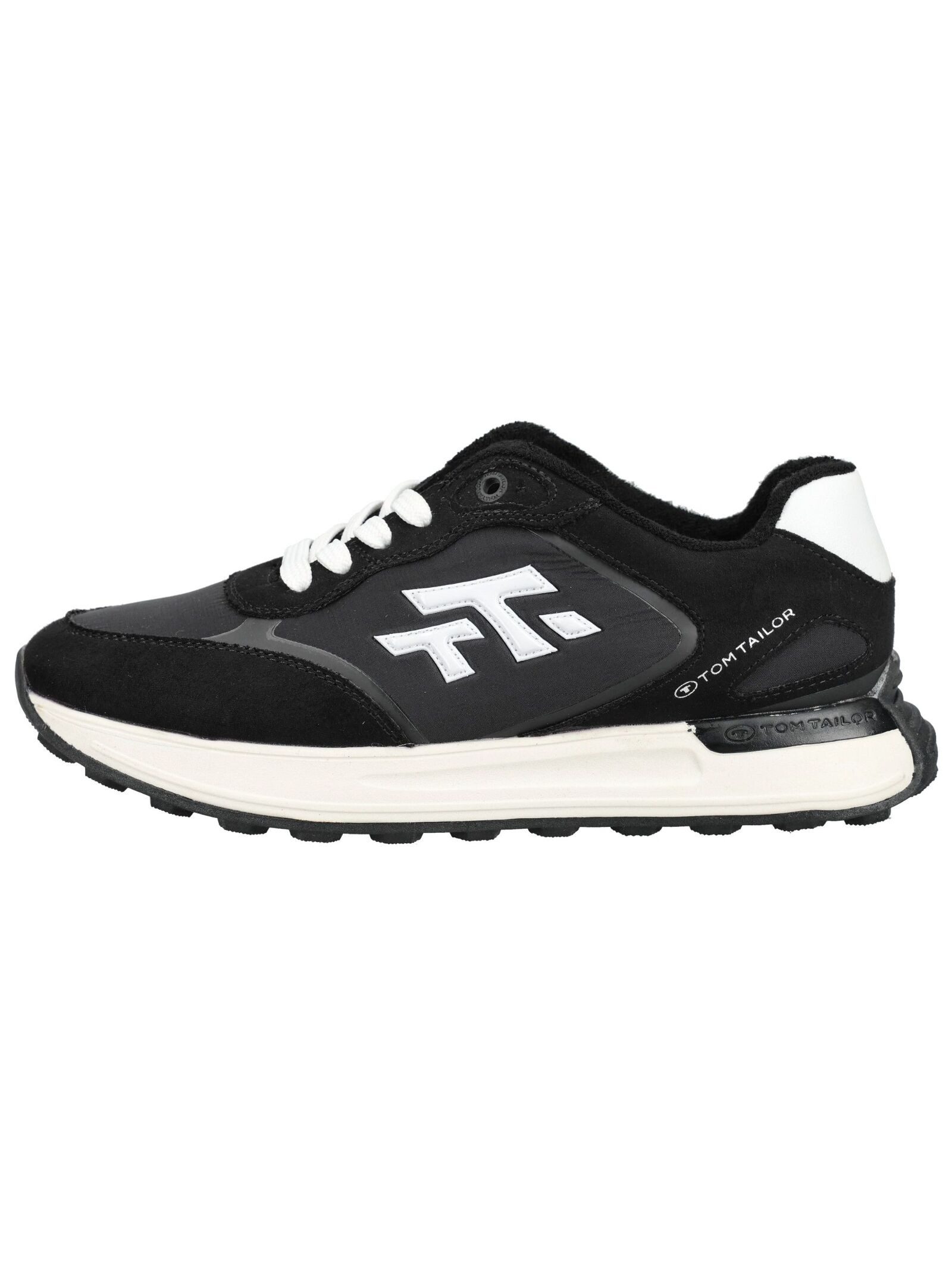TOM TAILOR Sneaker Lederimitat/Textil . Sneaker (1-tlg)