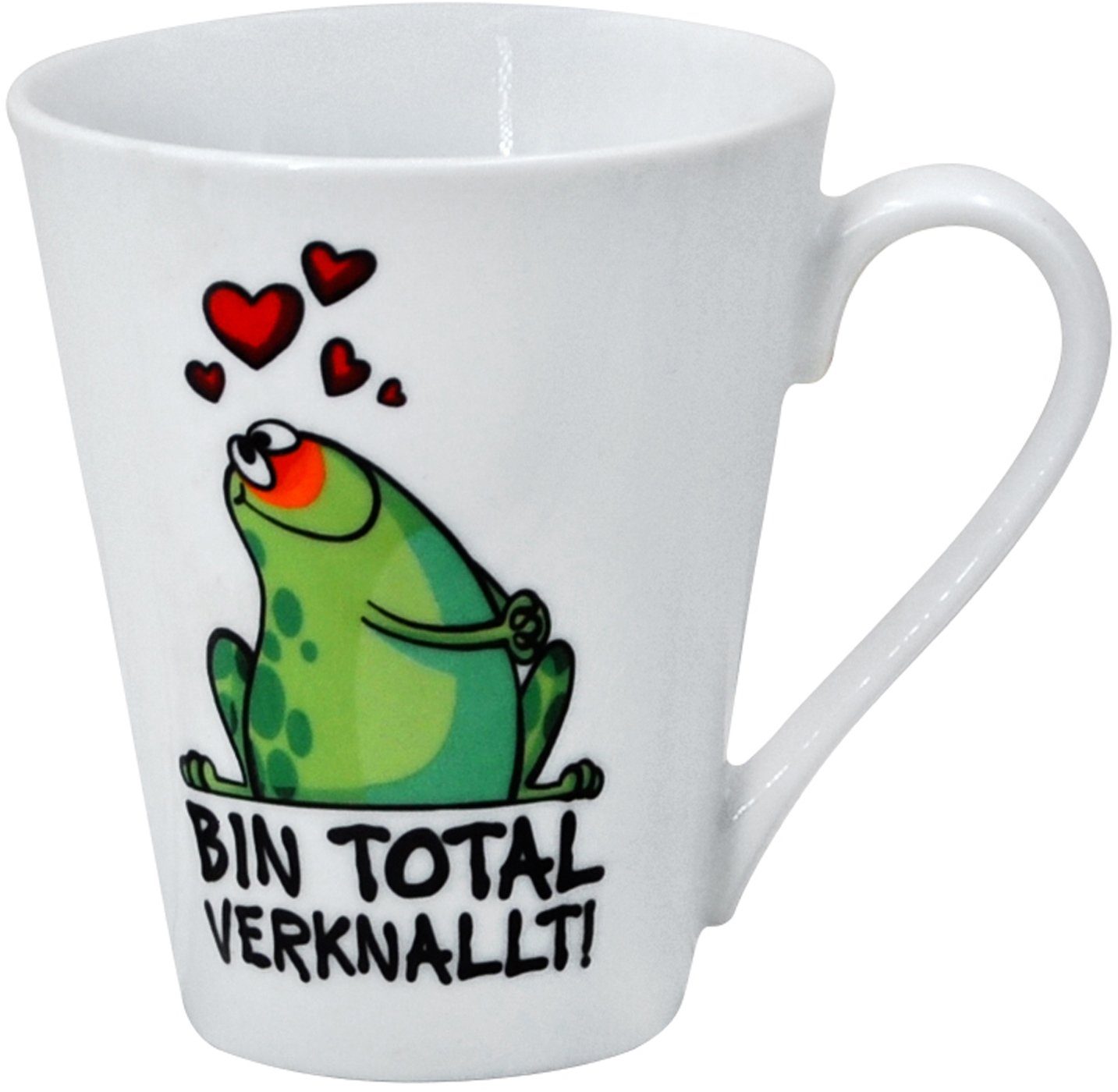 Retsch Arzberg Becher Tierisch, 4-tlg., Porzellan, mit 4 Dekore-Sprüchen, 4-teilig