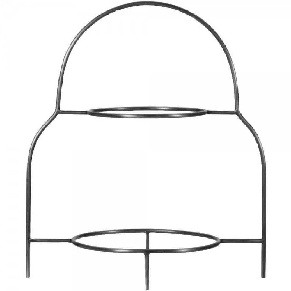 House Doctor Etagere Tellerständer HDSana Silber-Finish (32x21,7x37cm)