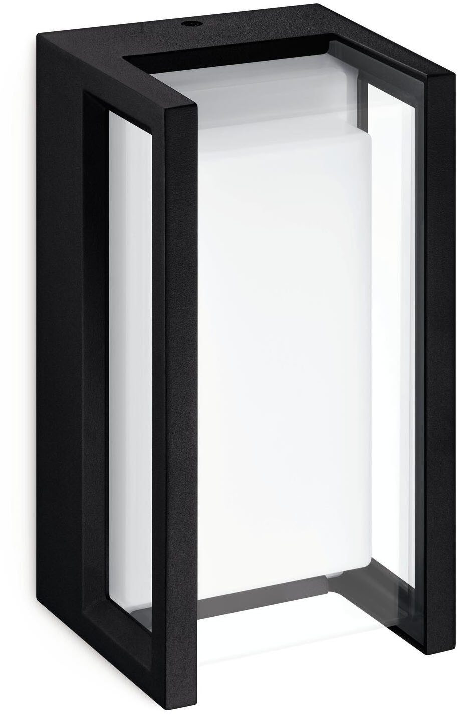 Philips Hue LED Außen-Wandleuchte Outdoor Pyrona Wand 12W 27K, LED fest integriert