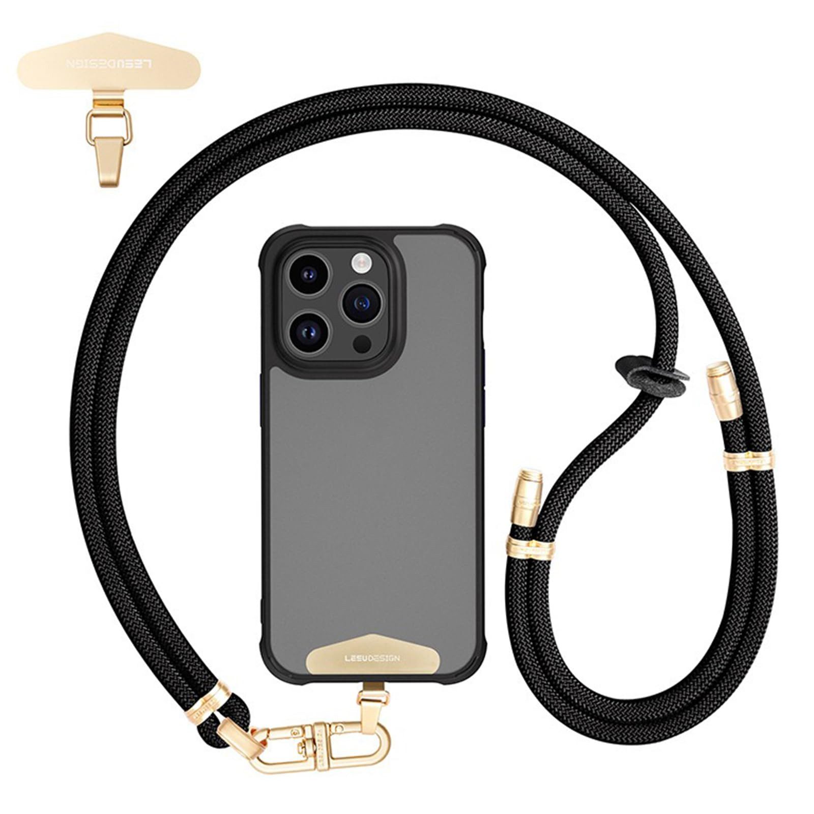 Coonoor Handykette Universal zum Umhängen, Handy Lanyard, Stabil Handyband, mit Kordel Smartphonekette für Holiday, Outdoor, Reise
