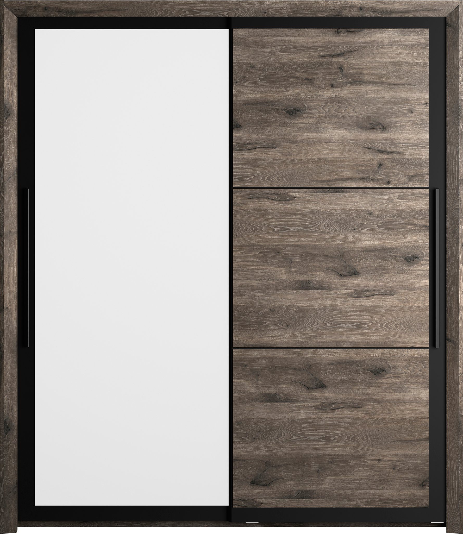 Gami Kleiderschrank Kleiderschrank 2 Türen, Kinderkleiderschrank In 2 Farben erhältlich