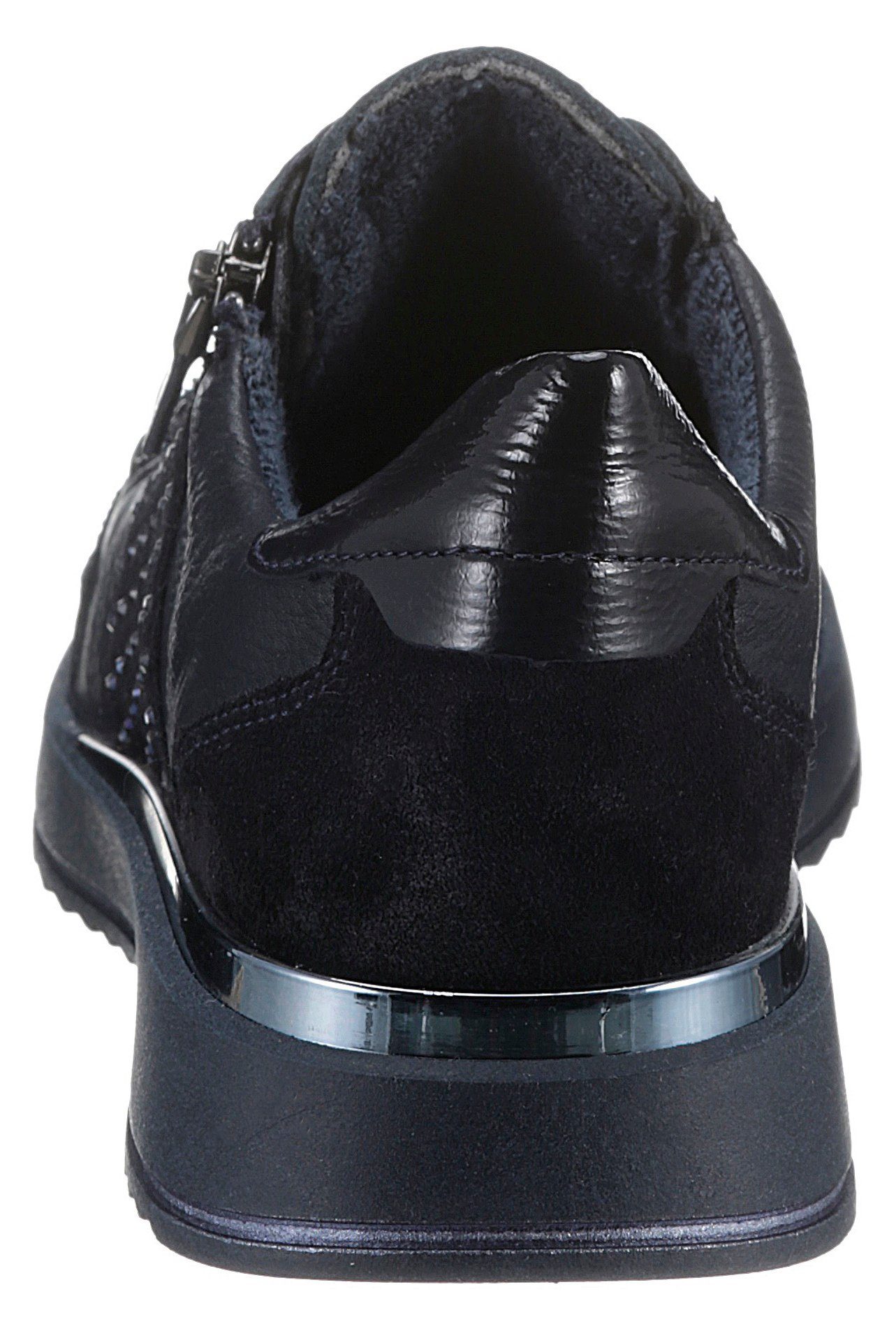 dunkelblau Sneaker Ara H in (sehr LAS VEGAS weit) mit Wechselfußbett, gepolstertem Weite
