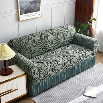 Sofahusse Stretch Sofa überzug 1/2/3/4 Sitzer, Super Elastisch Sofabezug, Coonoor, Mit Armlehnen Waschbarer, kratzfester rutschfest Sofa Cover