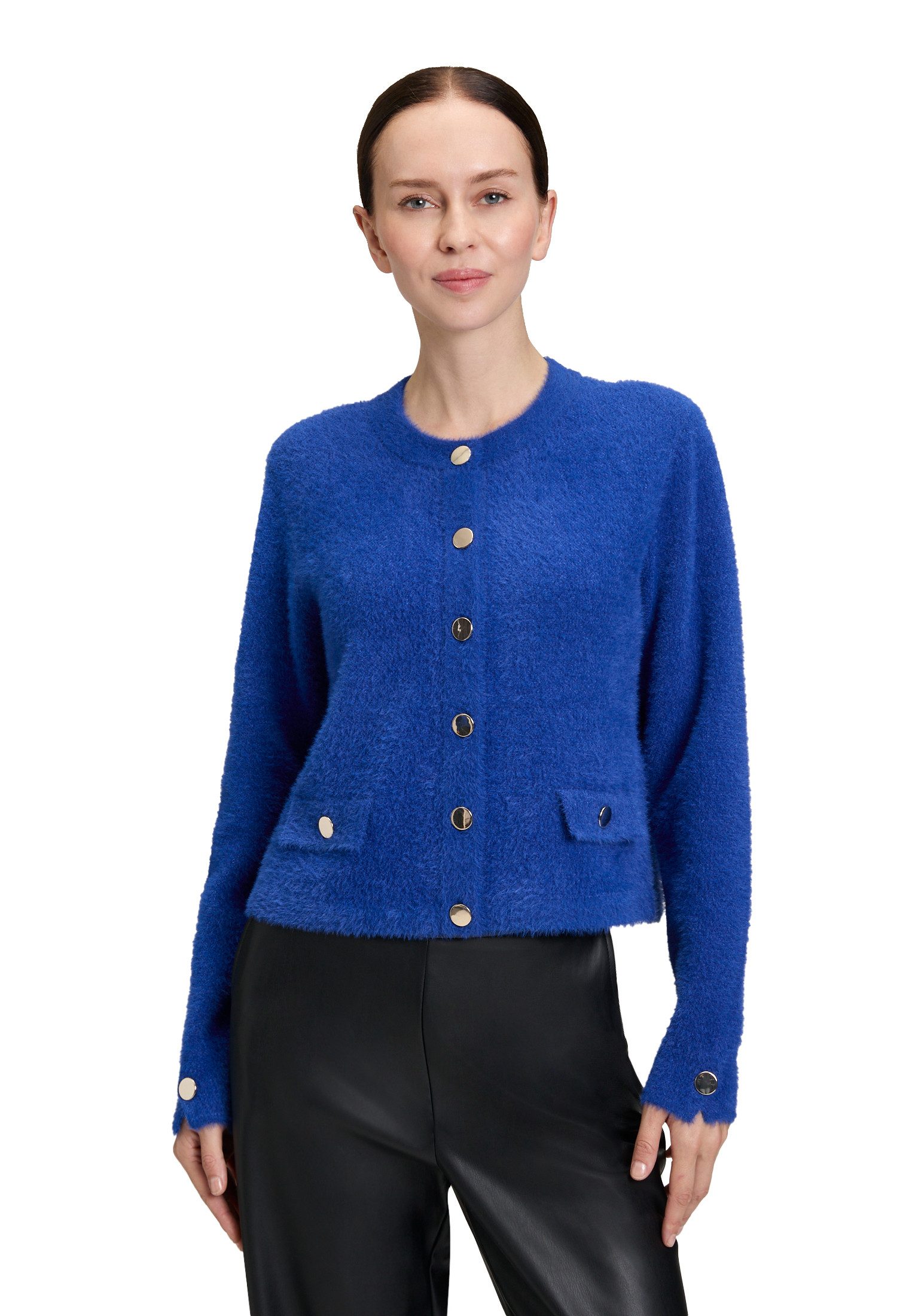 Betty Barclay Strickjacke Damen Casual-Strickjacke mit Knopfleiste (1-tlg)