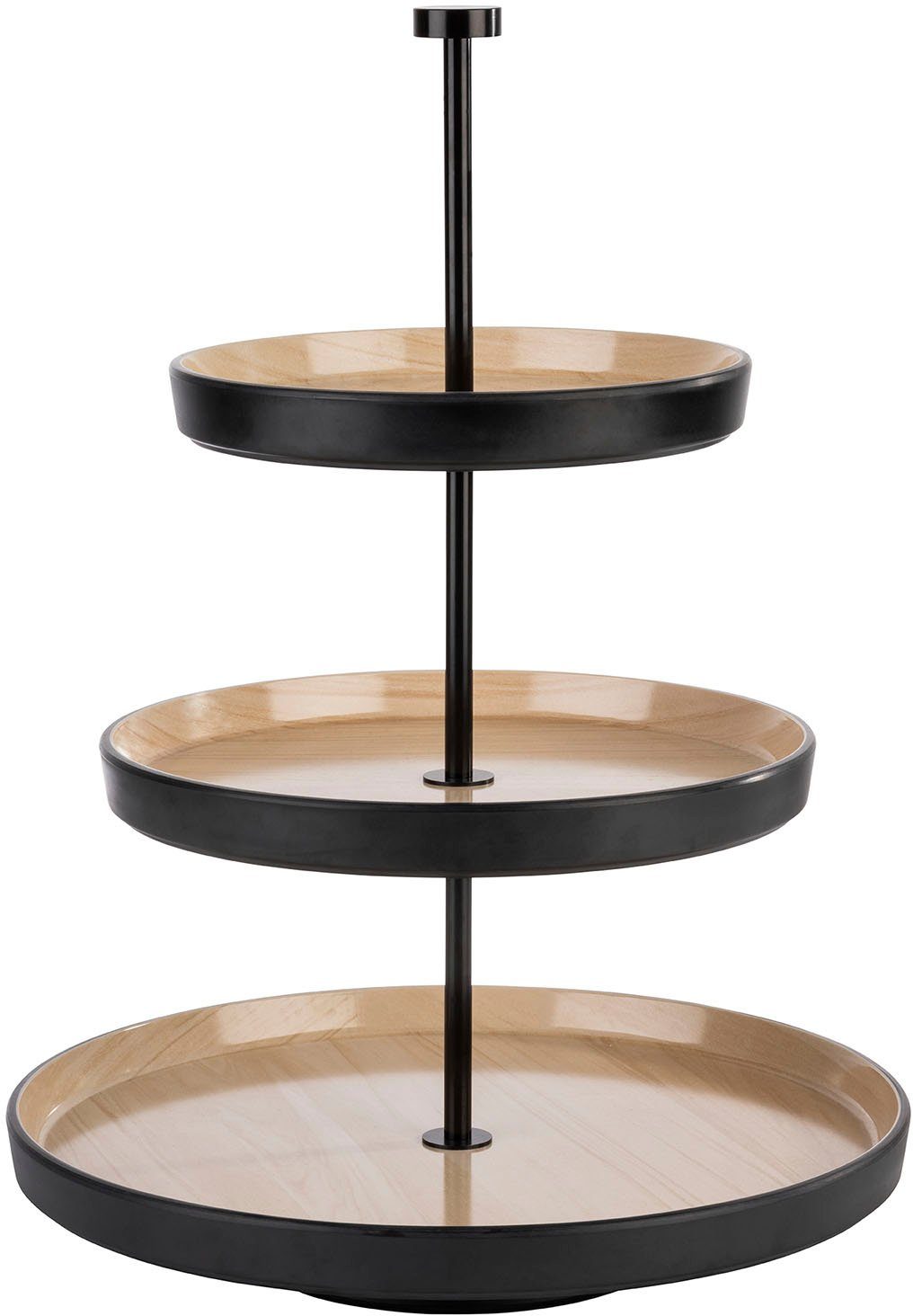 APS Etagere Frida, Melamin, Metall, (4-tlg), vielseitige Nutzung möglich, 3-stufig