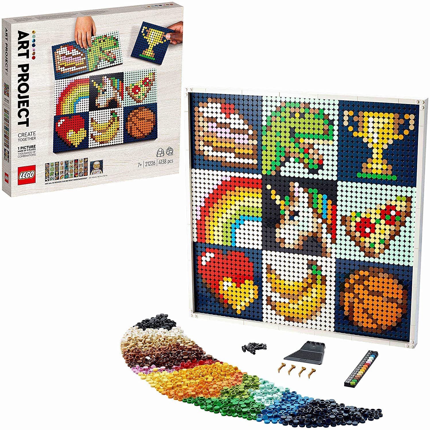 LEGO® Spielbausteine Art 21226 Art Project - Create Together, (4138 St)