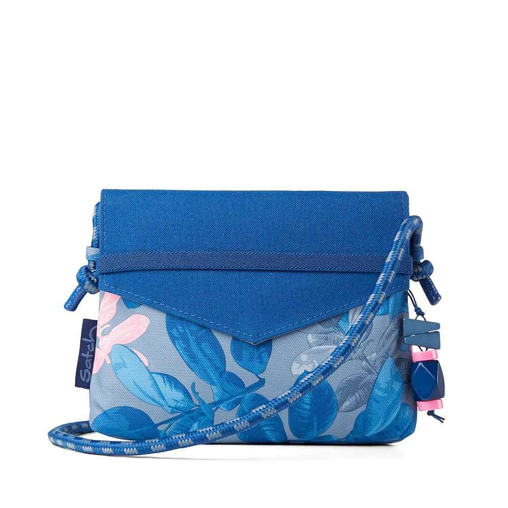 Satch Umhängetasche Satch Clutch Summer Soul blau rosa Blumen Tasche Girlsbag Mädchen