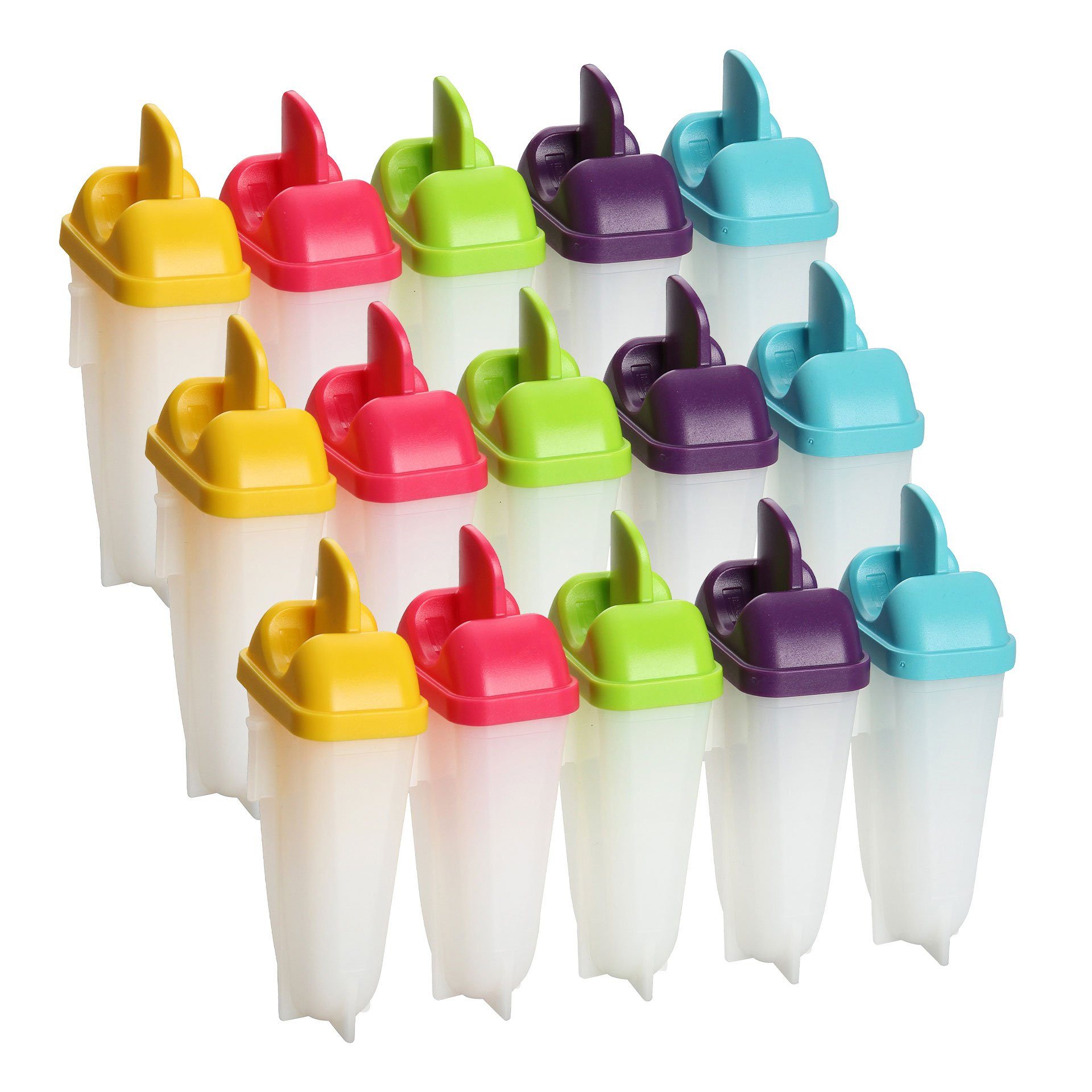 AVANA Eisformen 6er Set - Wiederverwendbare Popsicle Formen BPA Frei