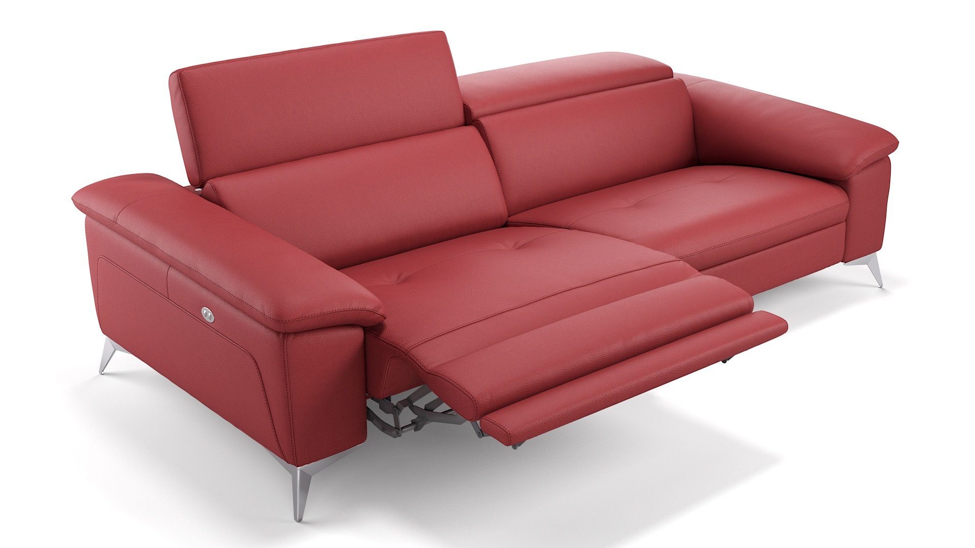 Sofanella 3-Sitzer Dreisitzer STELLA Ledercouch italienisch Sofa