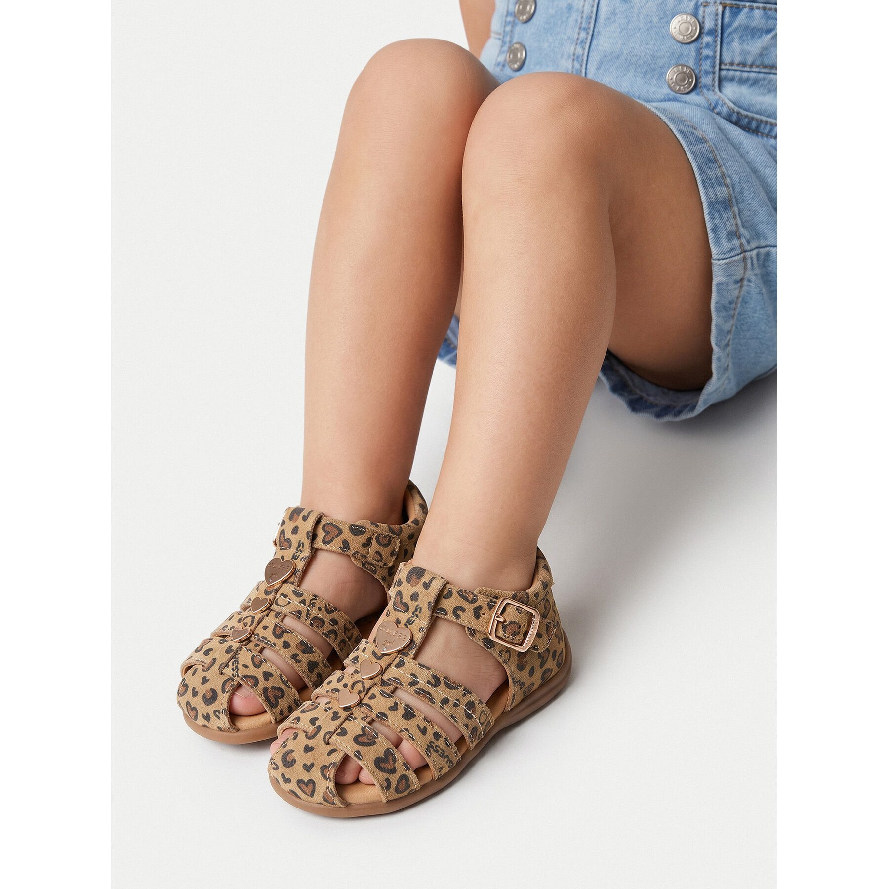 Guess Guess Sandalen für Mädchen, Braun Sandale