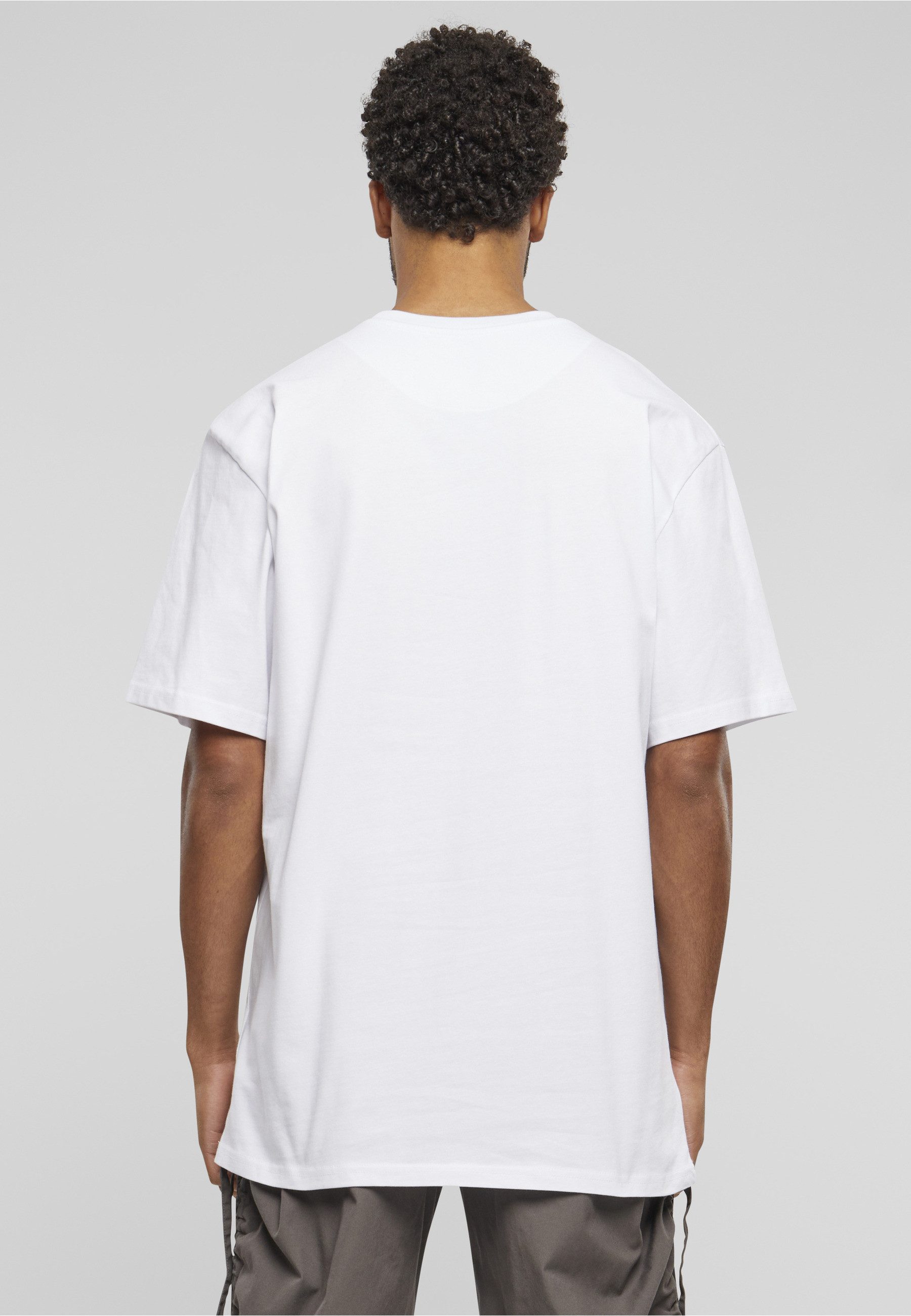 Karl Kani Kurzarmshirt Karl Kani Herren KKMQ12002 SMALL SIGNATURE TEE WHT (1-tlg)