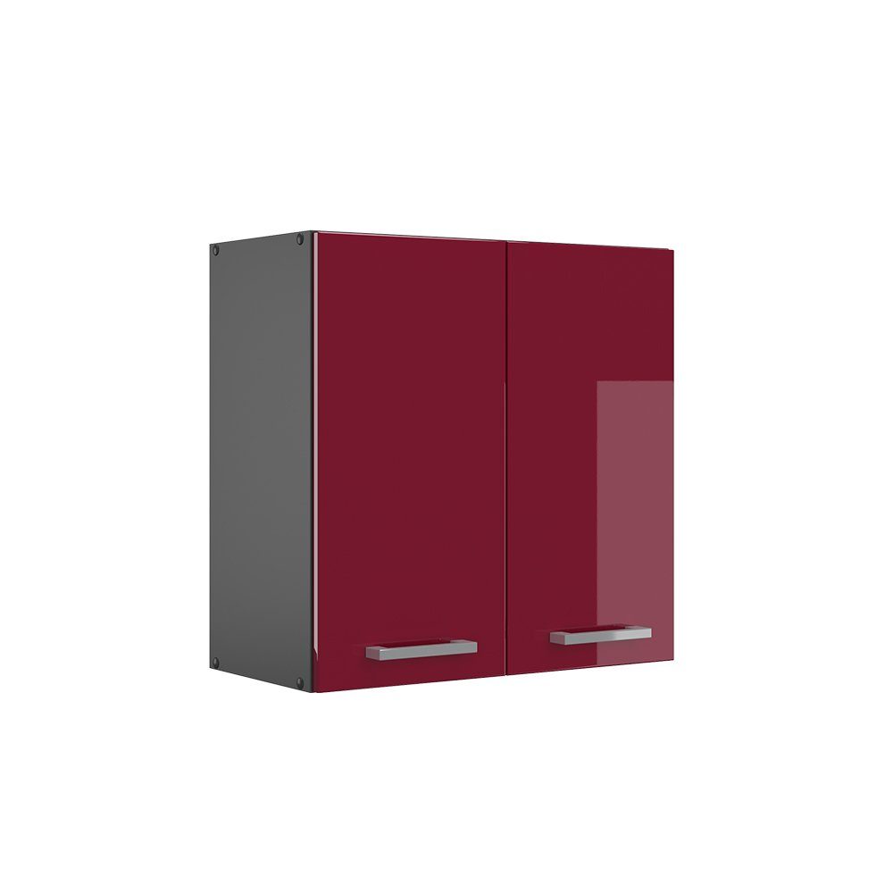 Vicco Hängeschrank R-Line, Bordeaux Hochglanz/Anthrazit, 60 günstig online kaufen