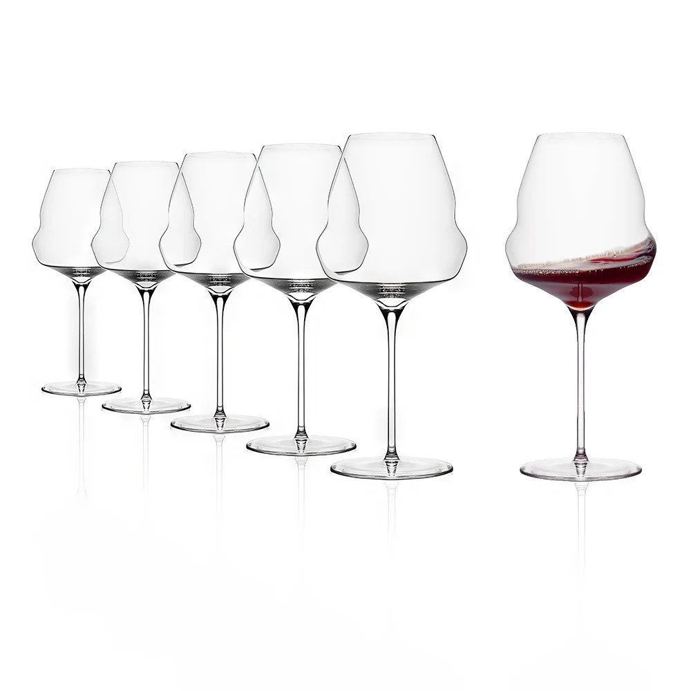 Stölzle Weinglas Stölzle Lausitz Cocoon Burgunderkelch 712 ml 6er Set, Glas