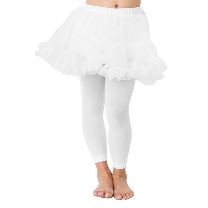 Leg Avenue Kostüm Kinderleggings weiß Bequeme Leggings für Mädchen
