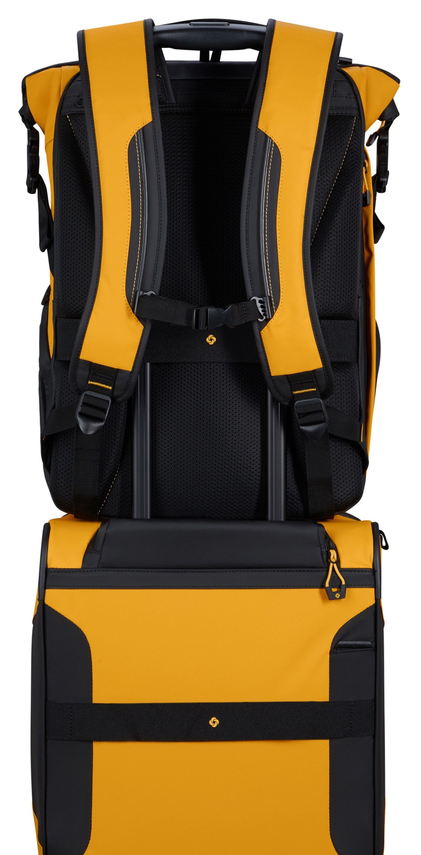 Samsonite Reiserucksack ECODIVER L, Freizeitrucksack Laptoprucksack Trolleyaufstecksystem Rolltop Backpack