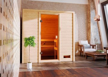 welltime Sauna Ricky, BxTxH: 195 x 169 x 187 cm, 38 mm, ohne Ofen