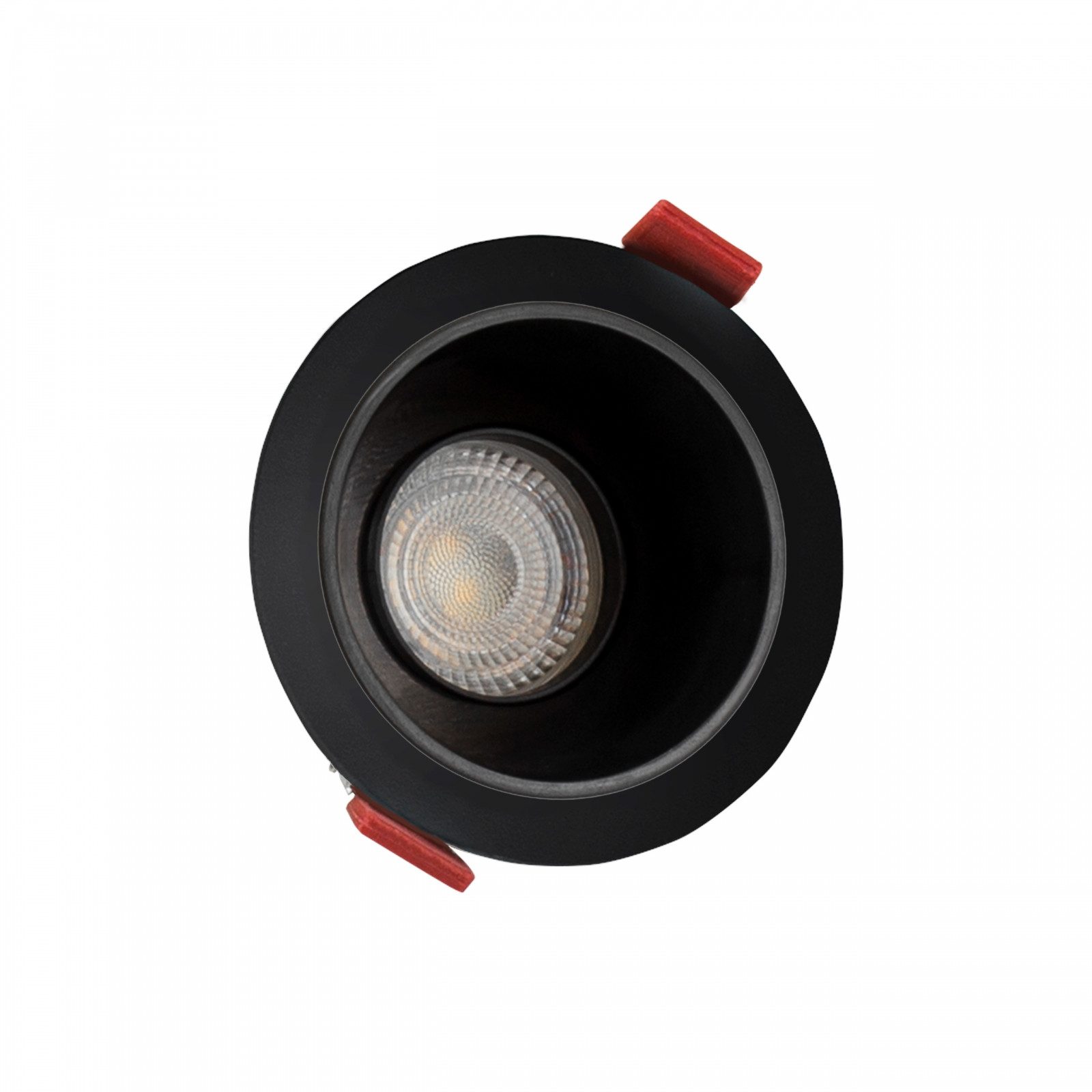 spectrum LED LED Einbaustrahler GU10 Einbaustrahler Downlight IP20 max10W schwenkbar blendfrei schwarz, schwenkbar, blendfrei