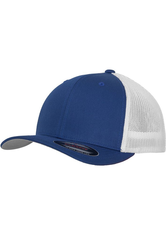 Flexfit Flex Schirmunterseite Cap 8 Schirm Flexfit Stickreihen 2-Tone, dem Trucker auf Accessoires Mesh Silberne