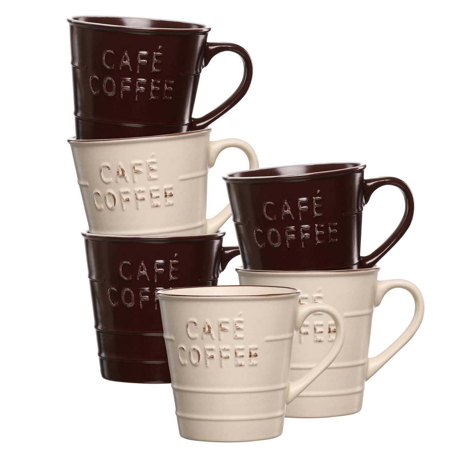 Ritzenhoff & Breker Becher Usato Henkelbecher 360 ml 6er Set, 6-tlg.