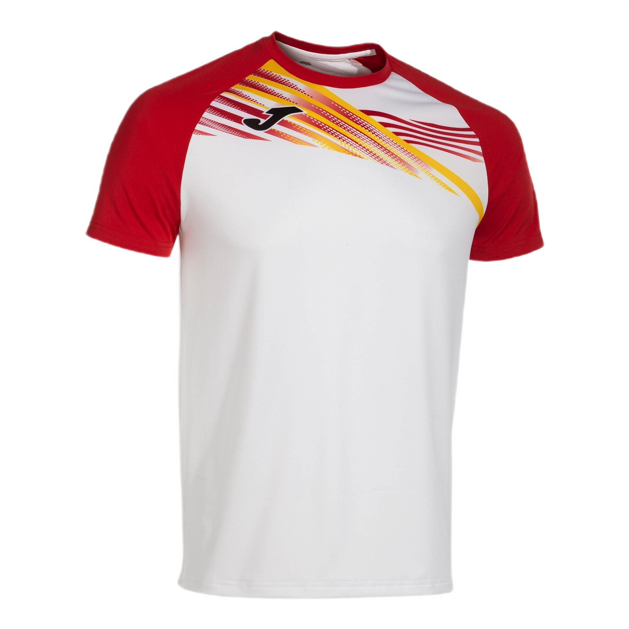Joma Laufshirt Lauf-Shirt Elite X (optimale Bewegungsfreiheit, leicht) weiss/rot