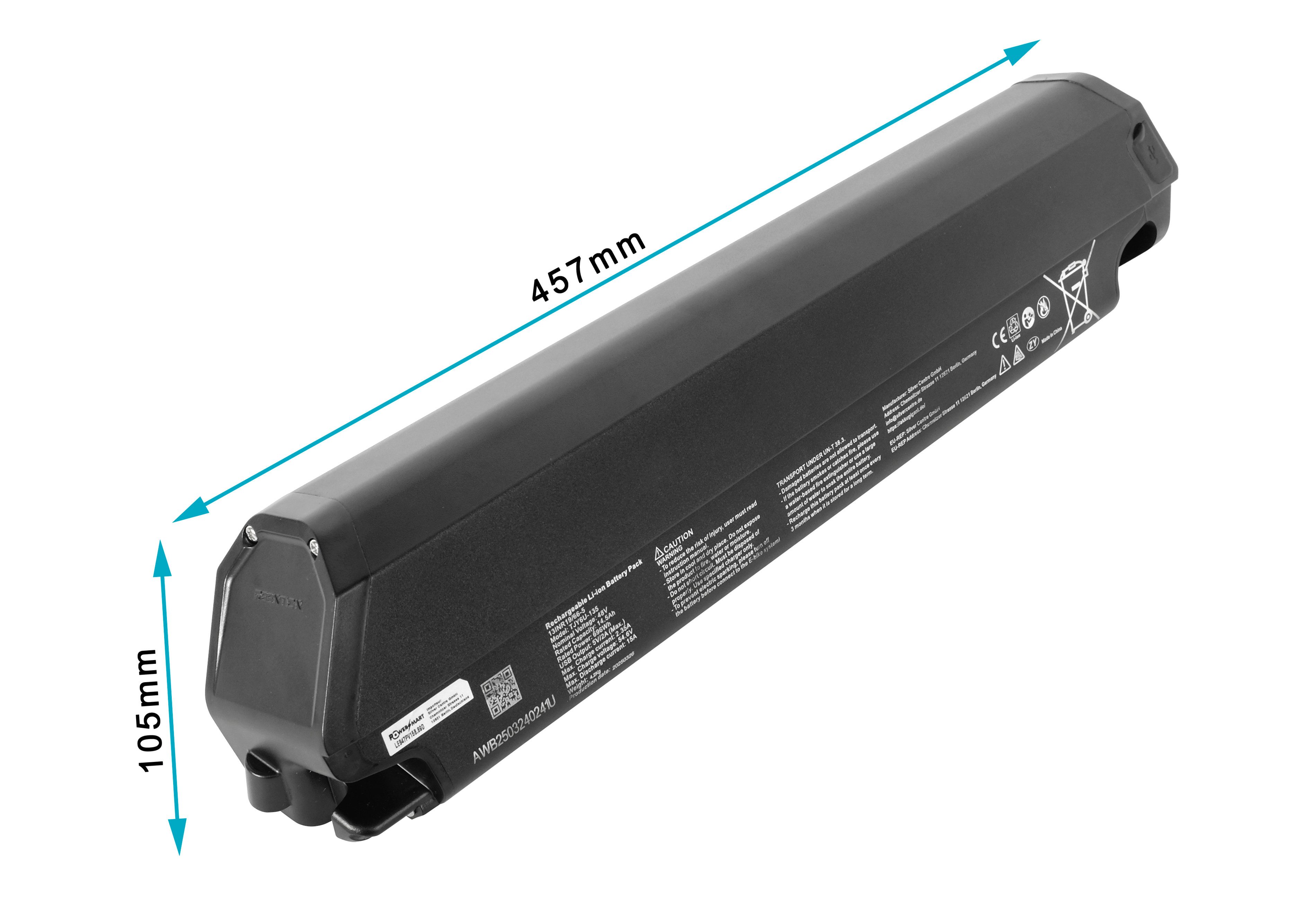 PowerSmart E-Bike Akku für NCM Aspen, NCM Aspen + Lithium-ion (Li-ion) 14500 mAh (48 V) – Bild 5 von 5