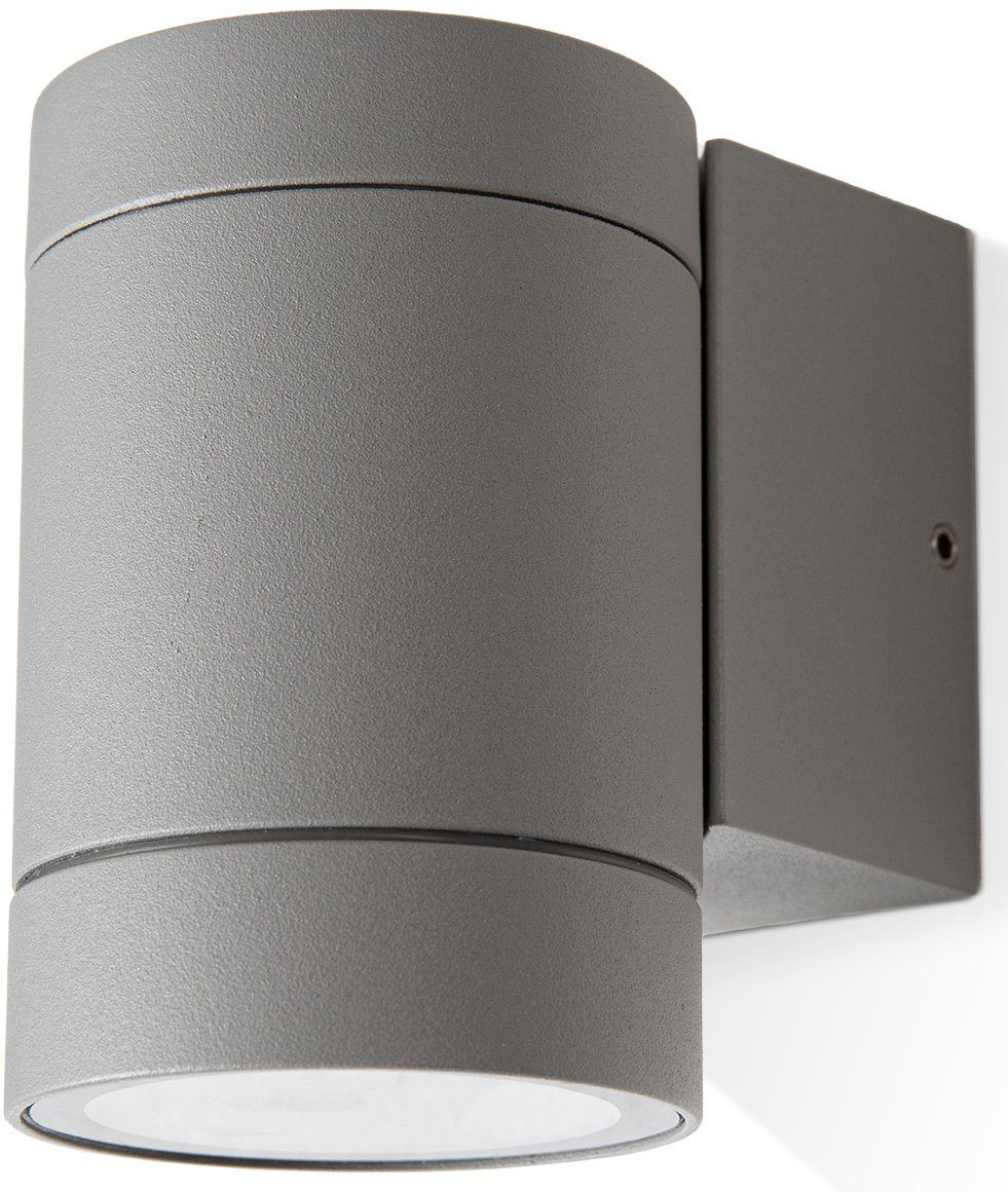 Aussenlampe Outdoor ohne IP54 In LUSIWA, GU10 Paco Garten Wandleuchte & Home Eingang Aluminium Leuchtmittel, Hauswand