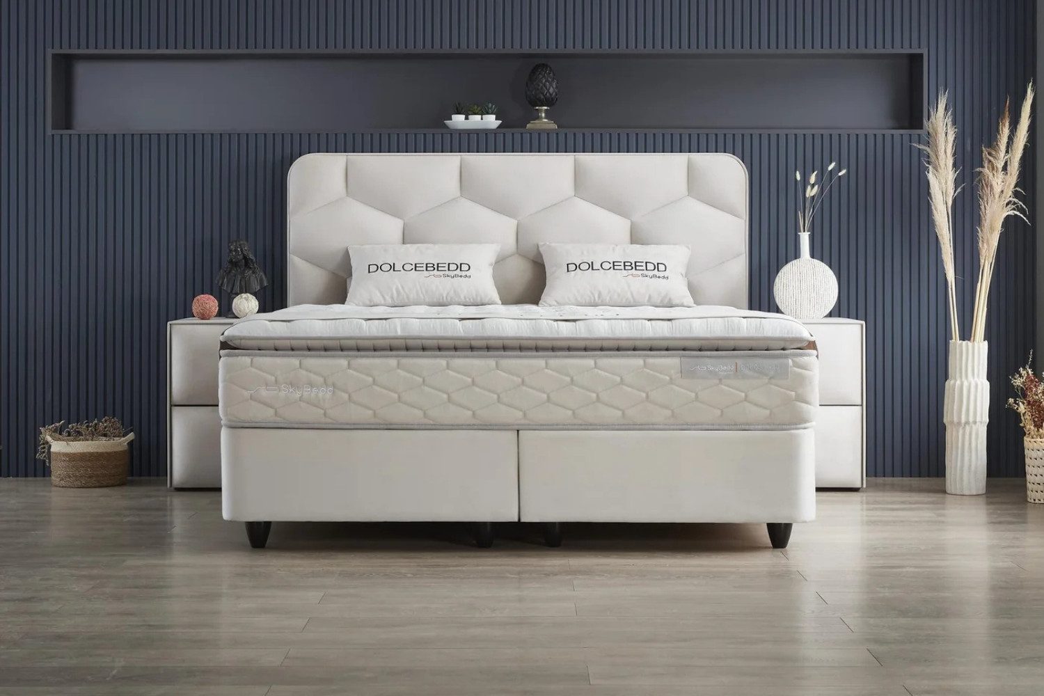 Pointhome Boxspringbett mit Bettkasten, Bett mit Matratze, Boxbett, 180x200 günstig online kaufen