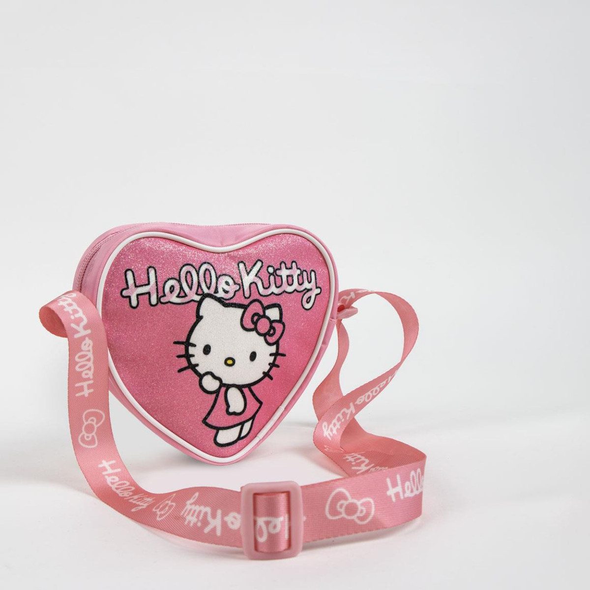 Cerda Handtasche Hello Kitty Herzform 15 cm Sanrio Tasche für Mädchen