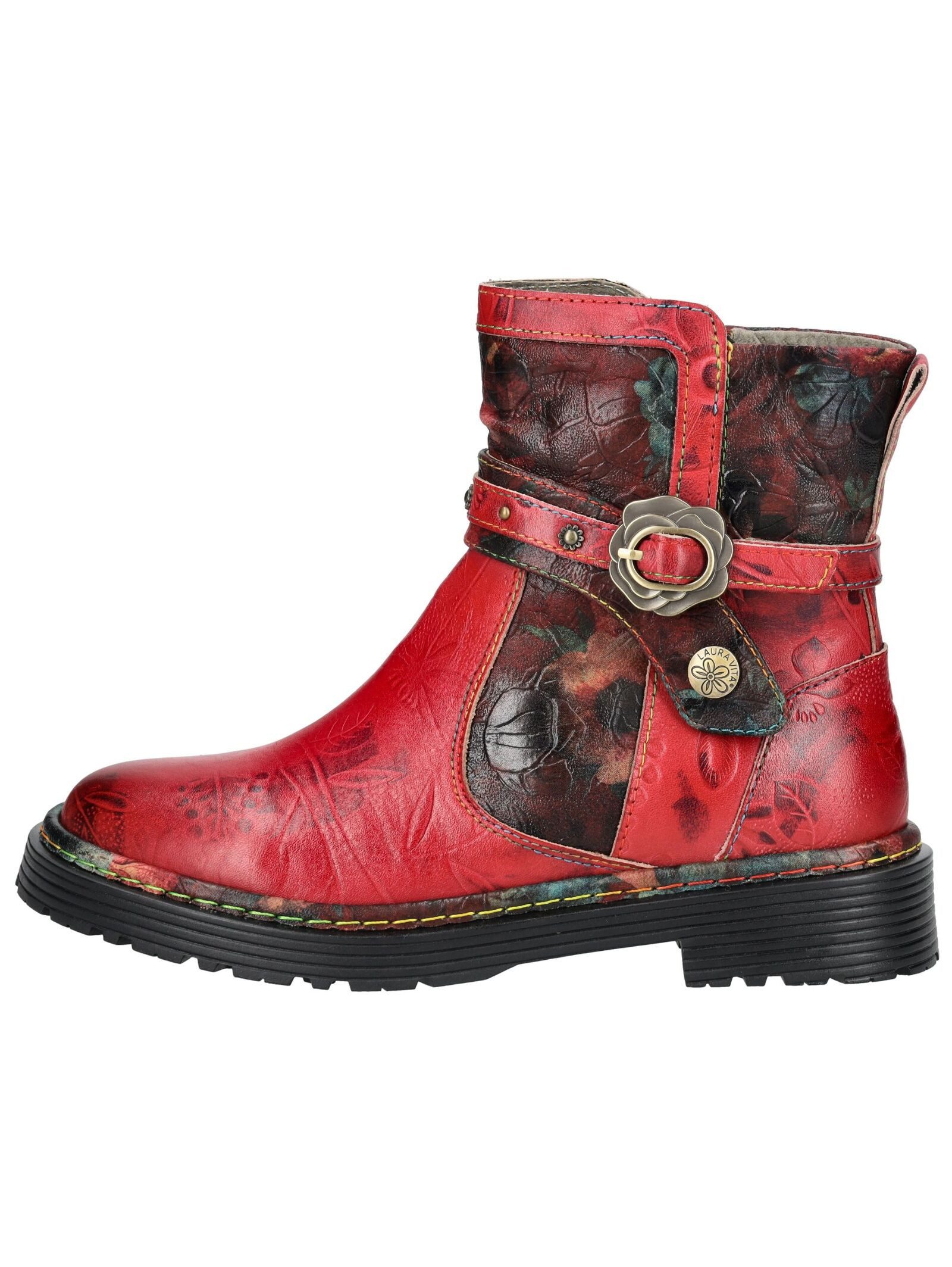 LAURA VITA LAURA VITA Stiefelette Leder/Textil Bikerboots günstig online kaufen