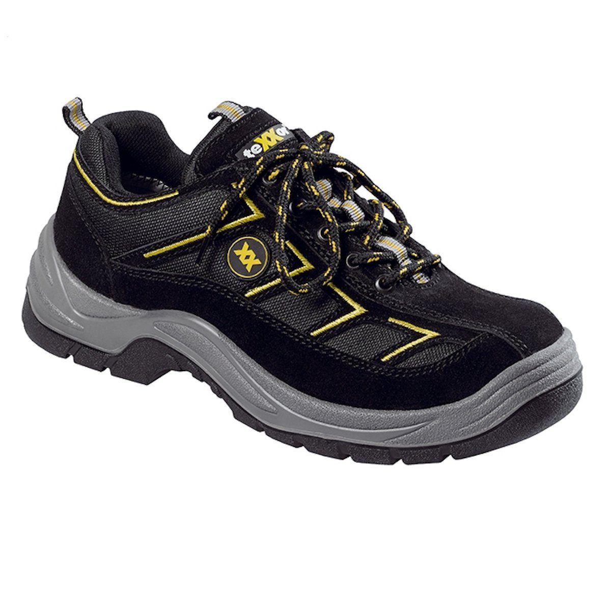 TRIZERATOP S1-Sicherheitshalbschuhe METZ schwarz/gelb Gr. 39 Arbeitsschuh