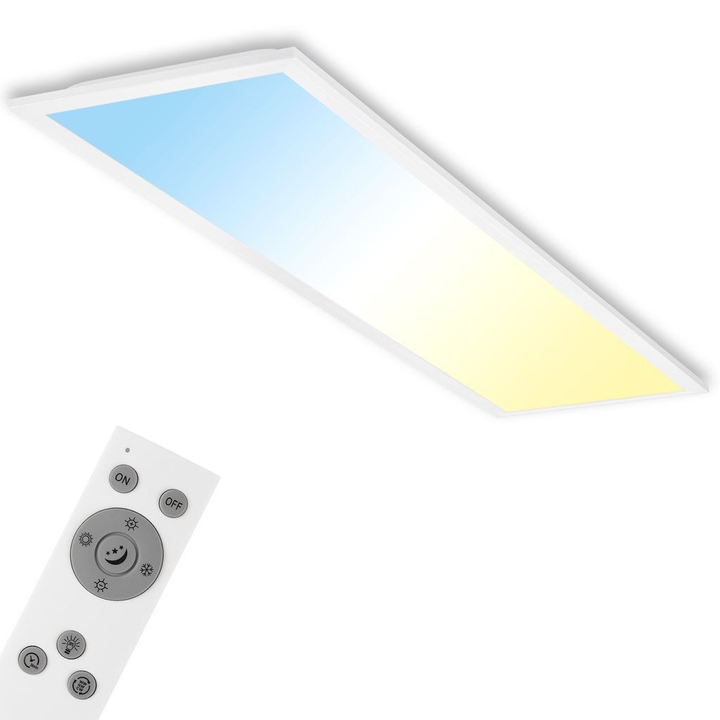Briloner Leuchten LED Deckenleuchte LED Deckenlampe Panel CCT Fernbedienung günstig online kaufen