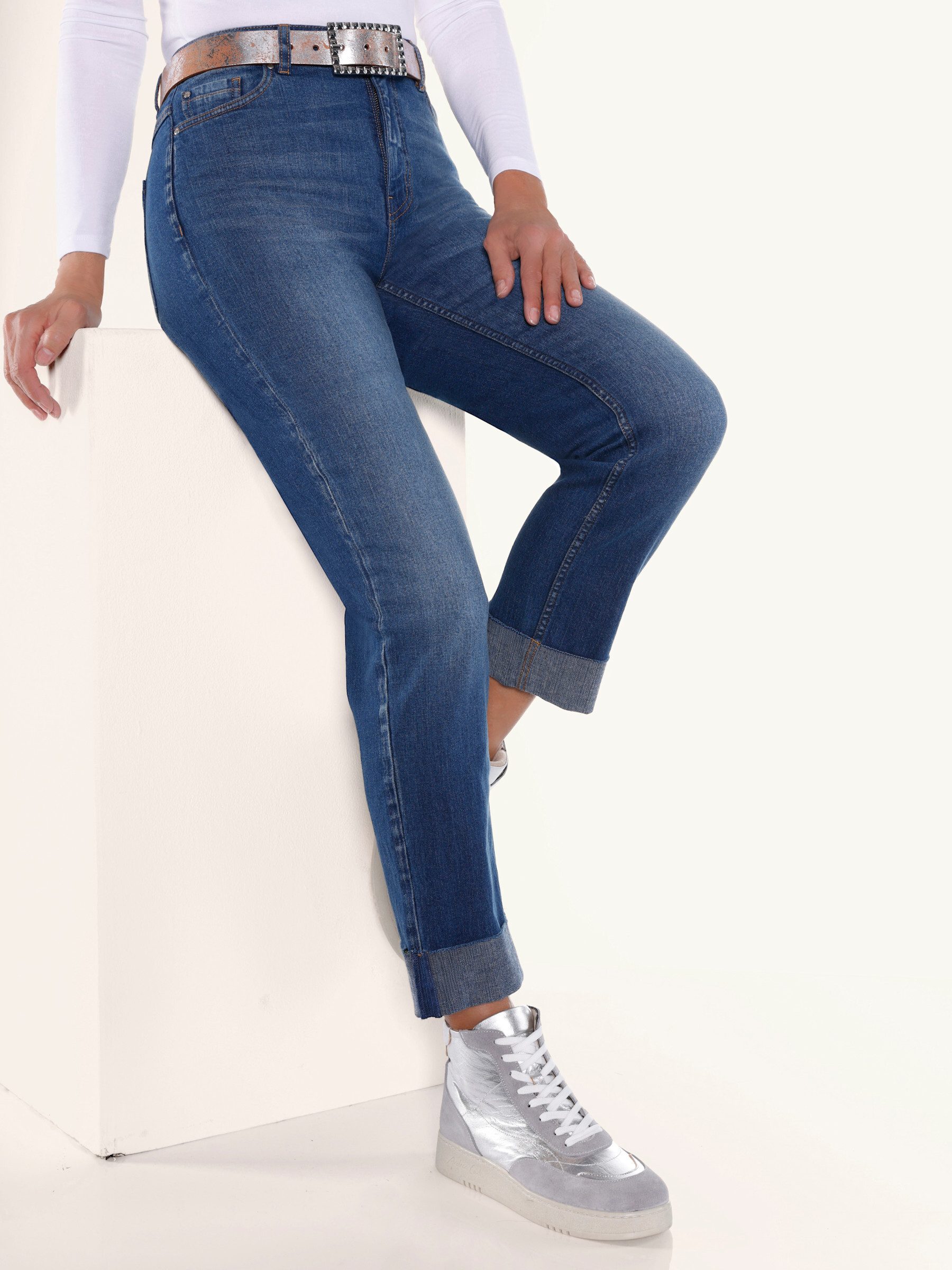 heine Bequeme Jeans Jeans erhöht