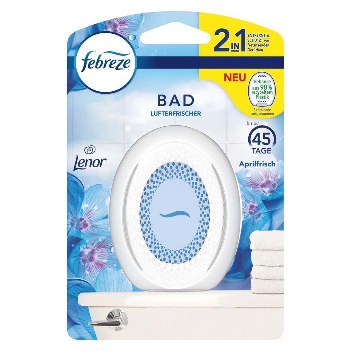 Febreze Raumduft Febreze - (1er Lufterfrischer Bad Aprilfrisch Raumduft Pack)