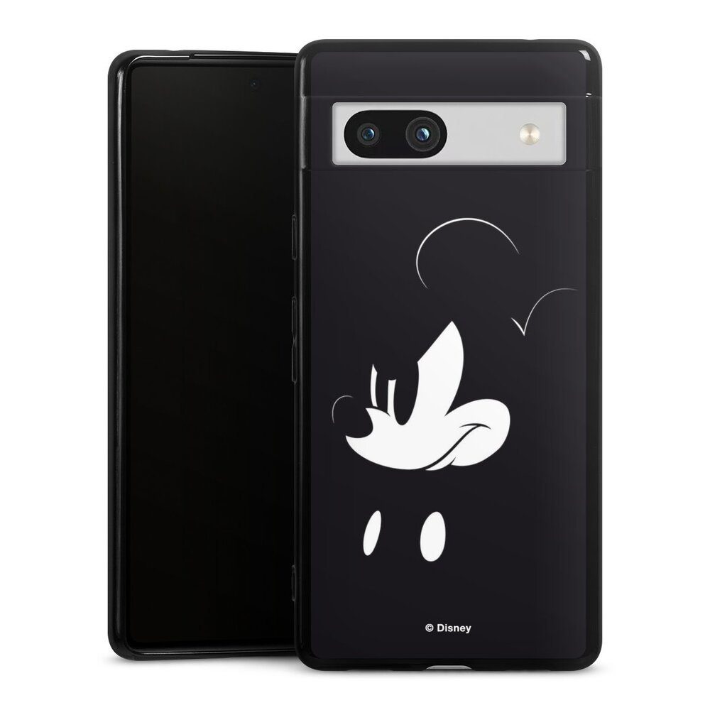 DeinDesign Handyhülle Mickey Mouse Offizielles Lizenzprodukt Disney Mickey Mouse - Mad, Google Pixel 7a Silikon Hülle Bumper Case Handy Schutzhülle
