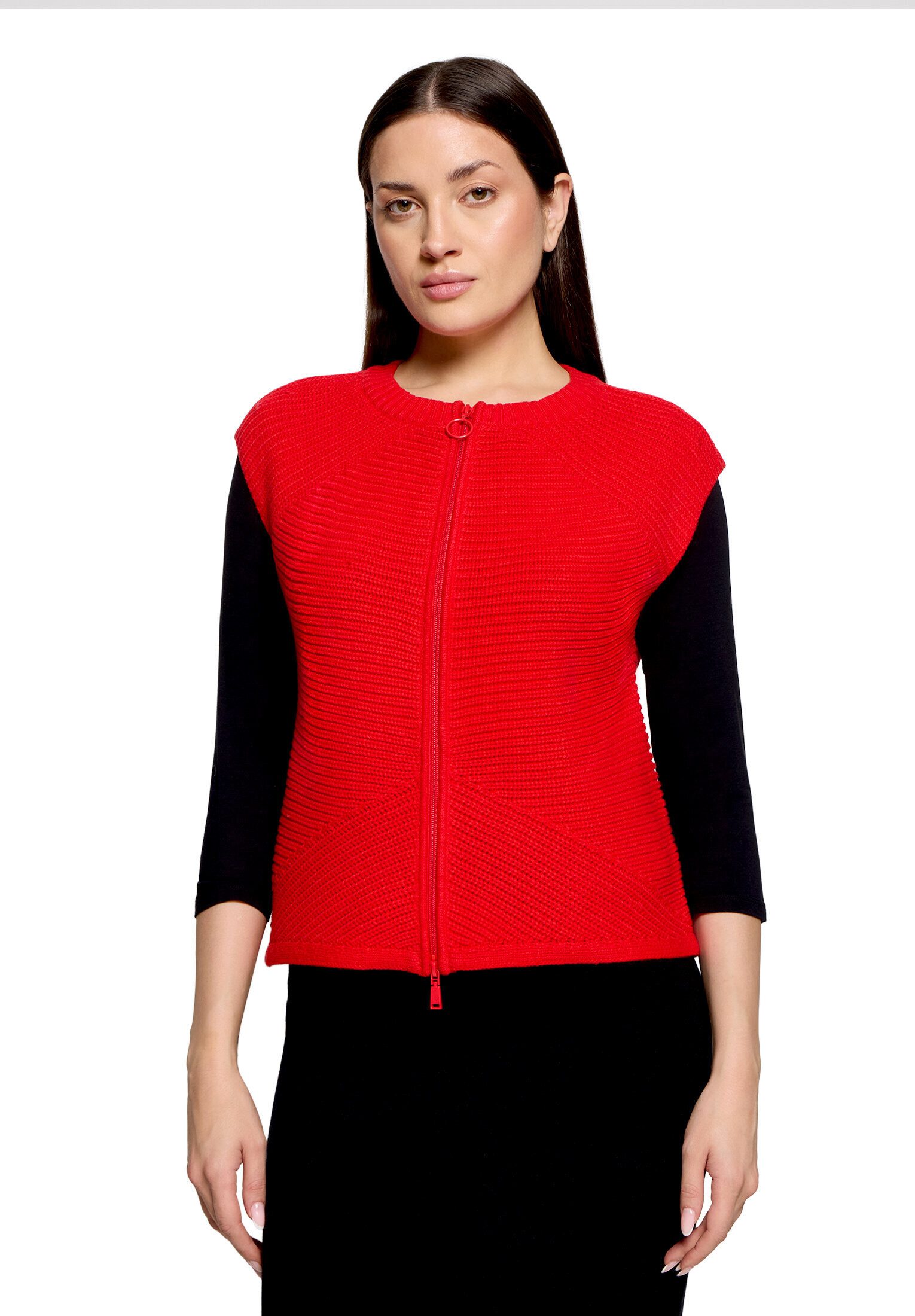 Betty Barclay Strickjacke Damen ohne Arm (1-tlg)