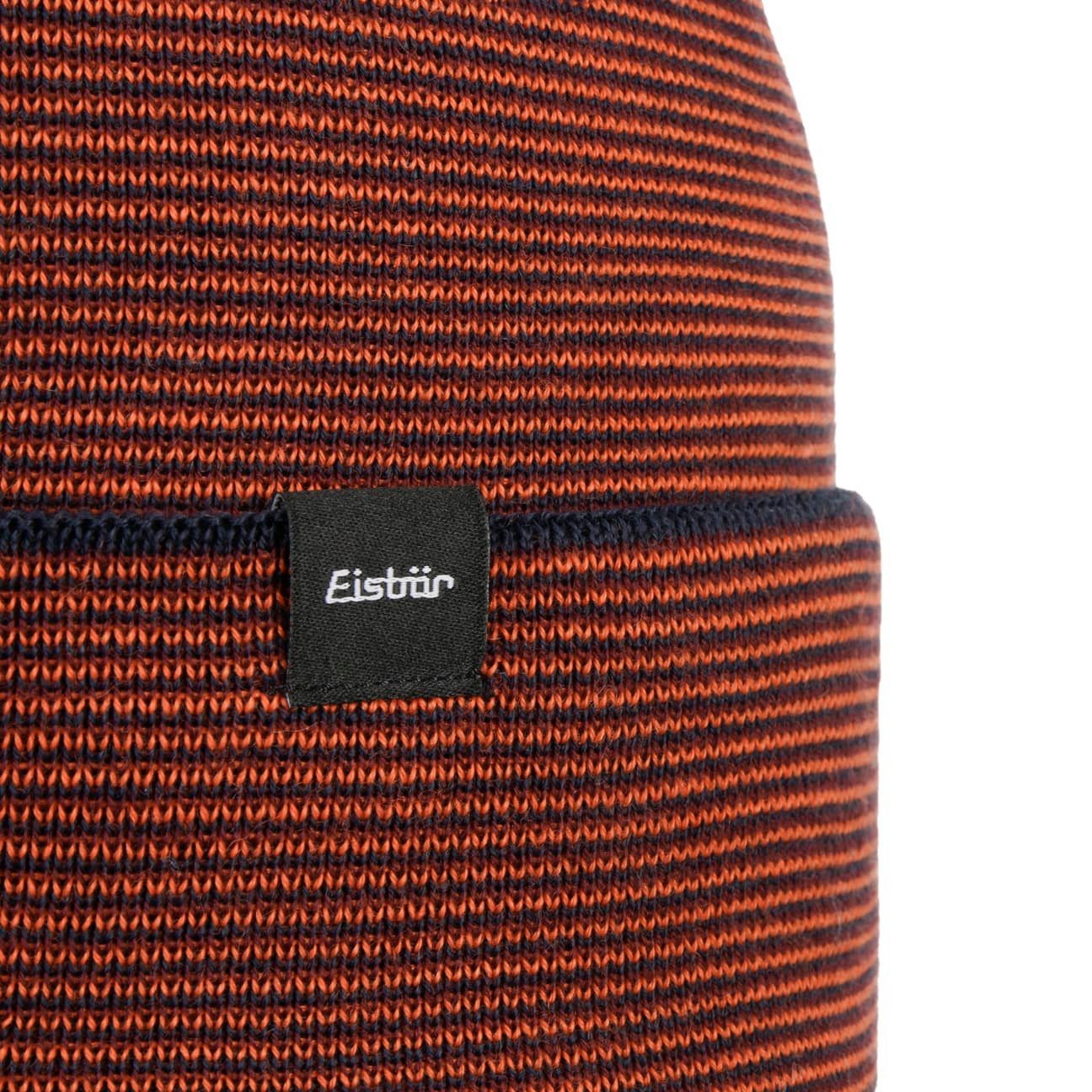 Eisbär Beanie (1-St) Strickmütze mit Umschlag, Made in the EU
