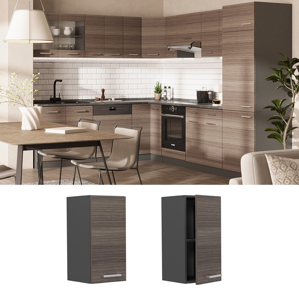 Vicco Hängeschrank R-Line, Edelgrau/Anthrazit, 30 cm günstig online kaufen