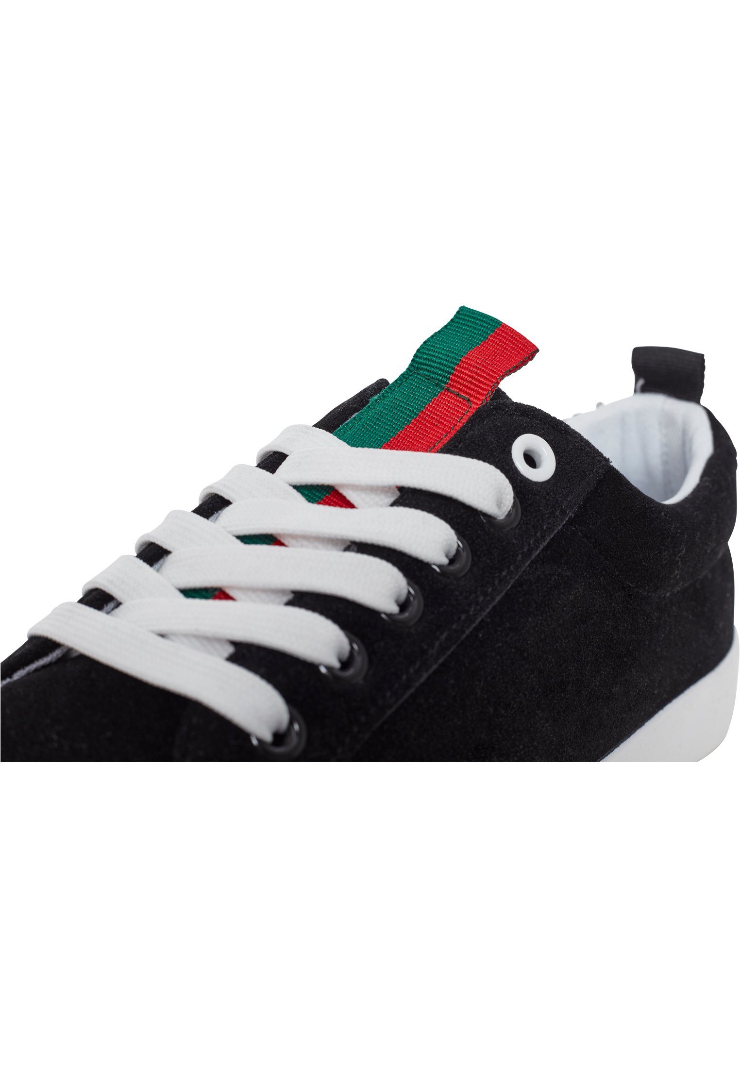Velour Sneaker blk/stripes URBAN CLASSICS TB2123