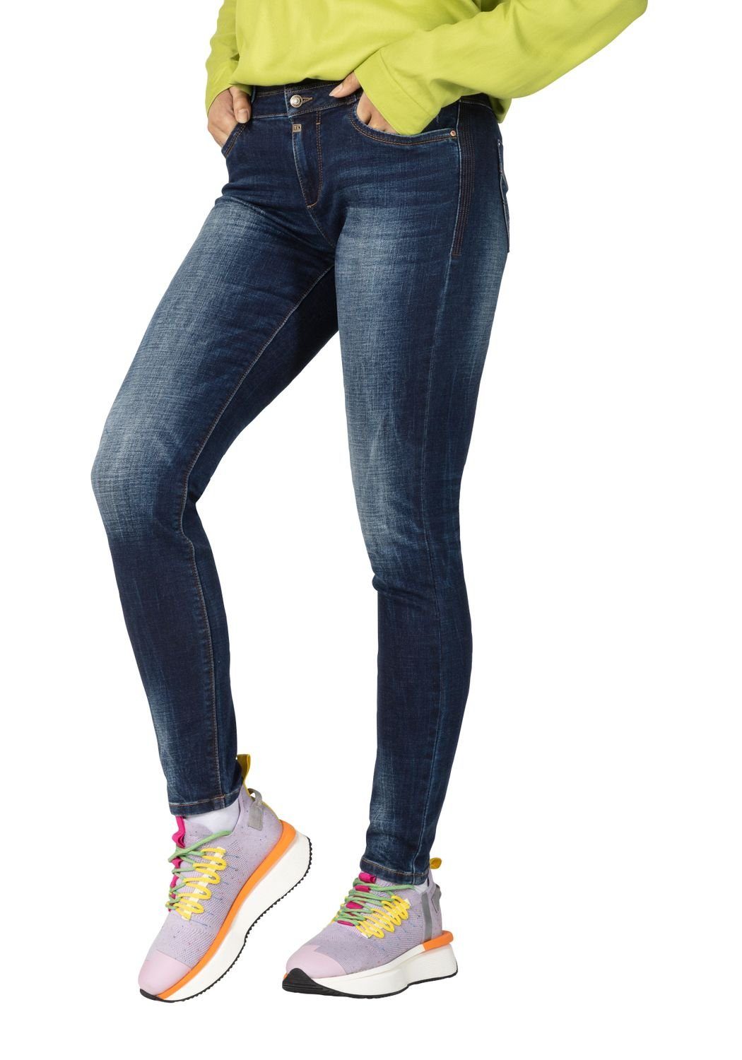 WOMANSHAPE Stretch TIMEZONE SLIM mit Slim-fit-Jeans ENAYTZ