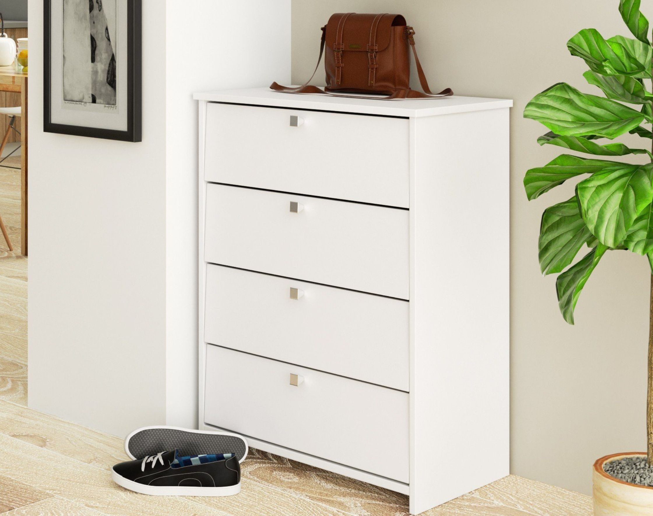Home Collective Schuhschrank in weiß mit günstig online kaufen