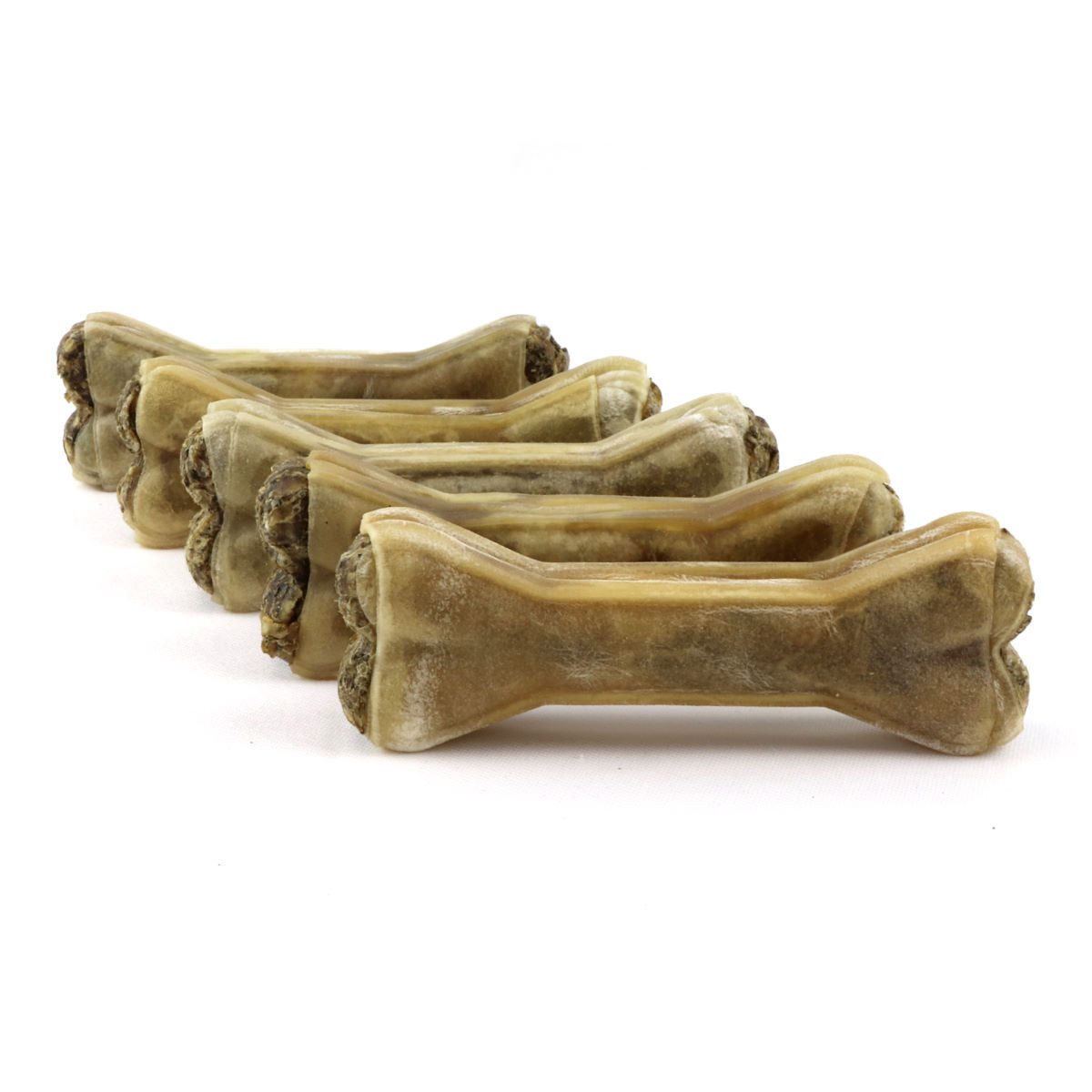 DOGBOSS Kauspielzeug DOGBOSS Kauknochen 100% Natur mit Cistus Incanus und Hähnchen, 5er Set