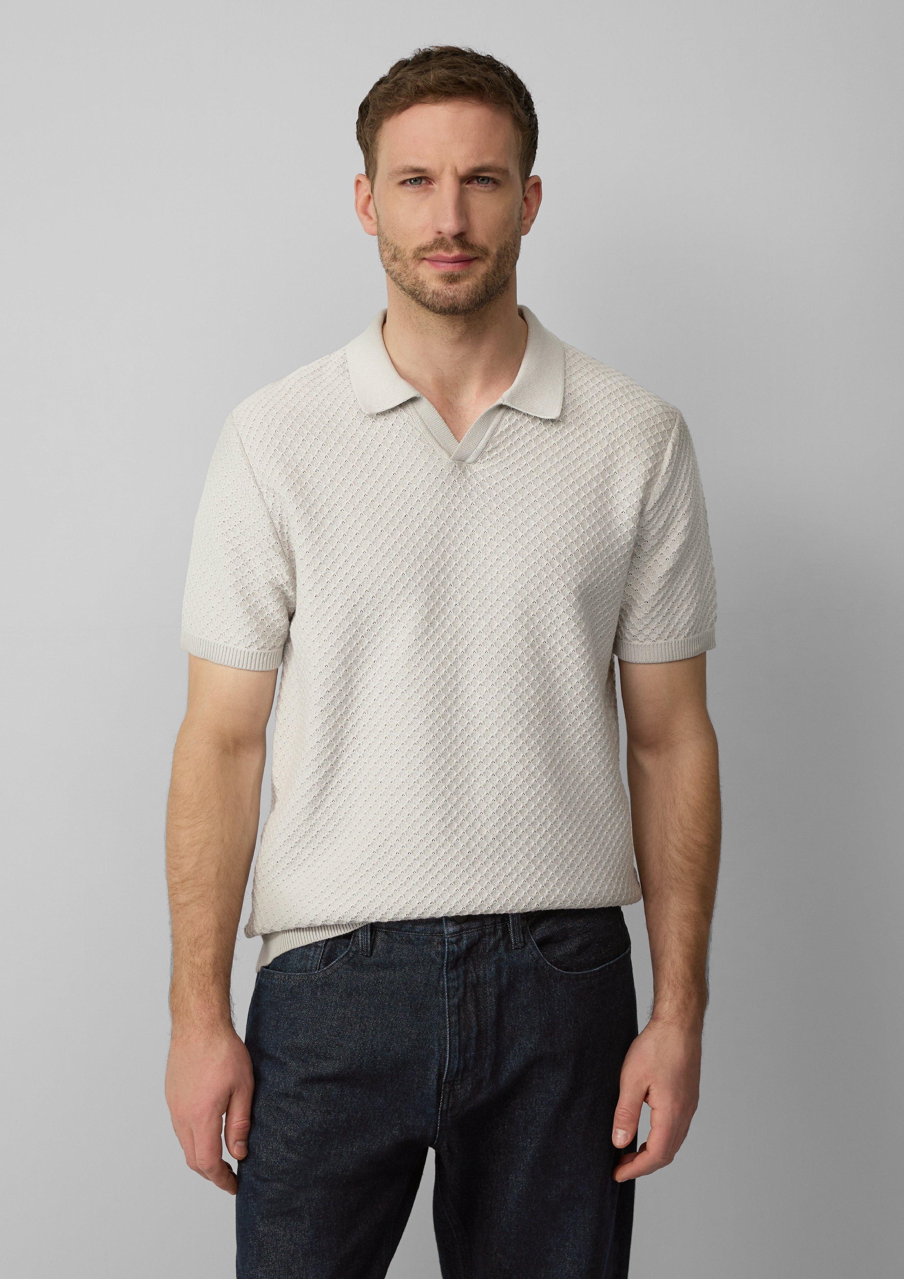 s.Oliver BLACK LABEL Strickpullover Gestricktes Poloshirt günstig online kaufen