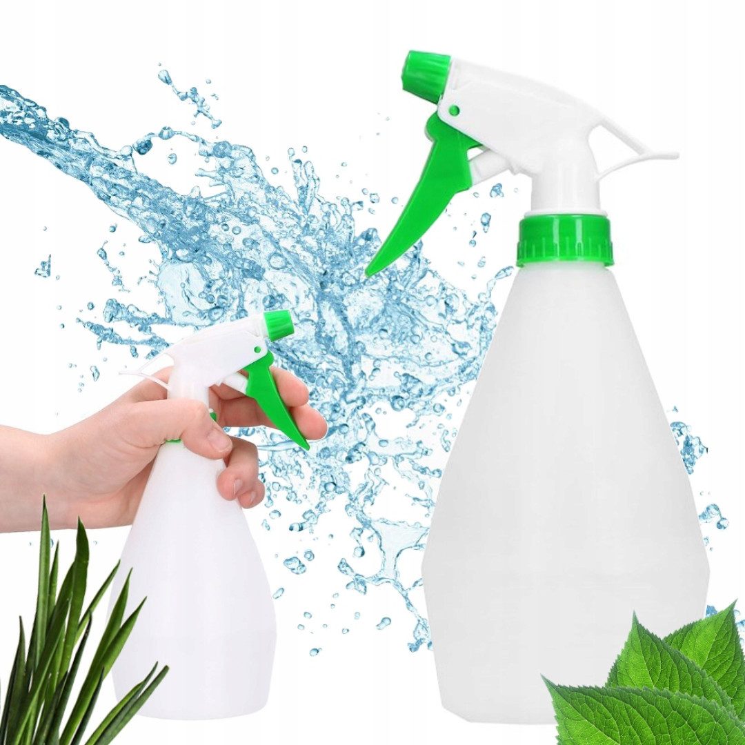 VERK GROUP Sprühflasche 2x Sprühflasche Handsprüher 500/1000 ml Pflanzensprüher, (Packung), 2er-Set, Einstellbare Sprühdüse