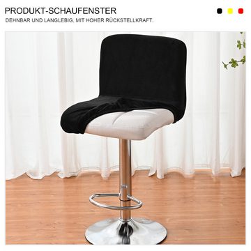 MAGICSHE Barhocker Barhocker-Schonbezüge Stretch-Stuhlbezug (1 St), für kurze Drehstuhl Rückenlehne, Barhocker, Barstuhl
