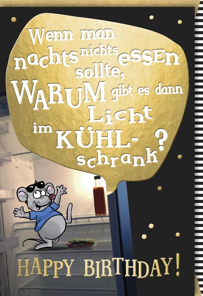 Grußkarten Geburtstag - Glückwunschkarte im Format 11,5 x 17 cm mit Umschlag