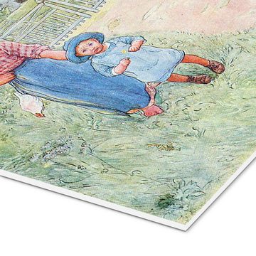 Posterlounge Forex-Bild Carl Larsson, Grüß schön den Onkel, Malerei