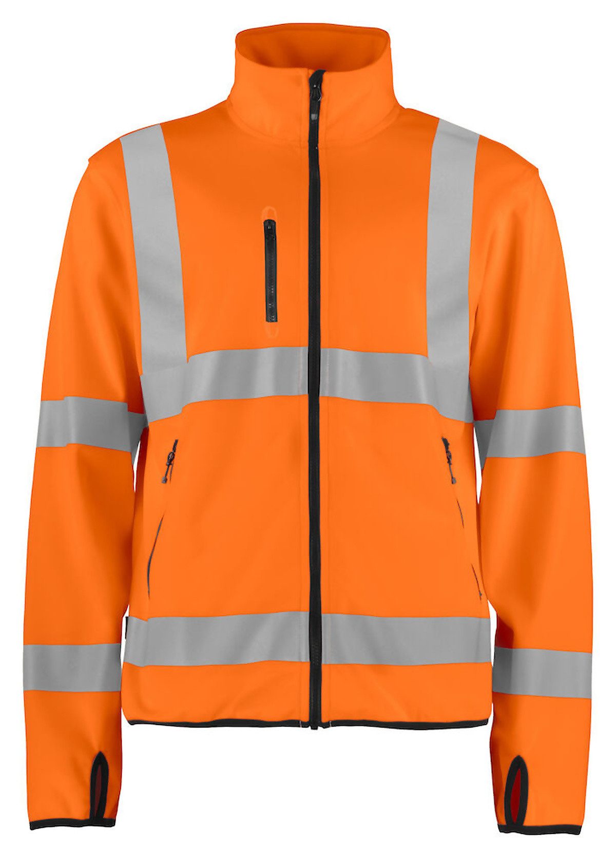 ProJob Arbeitsjacke 6105 LEICHTE SOFTSHELL JACKE EN ISO 20471 KLASSE 3