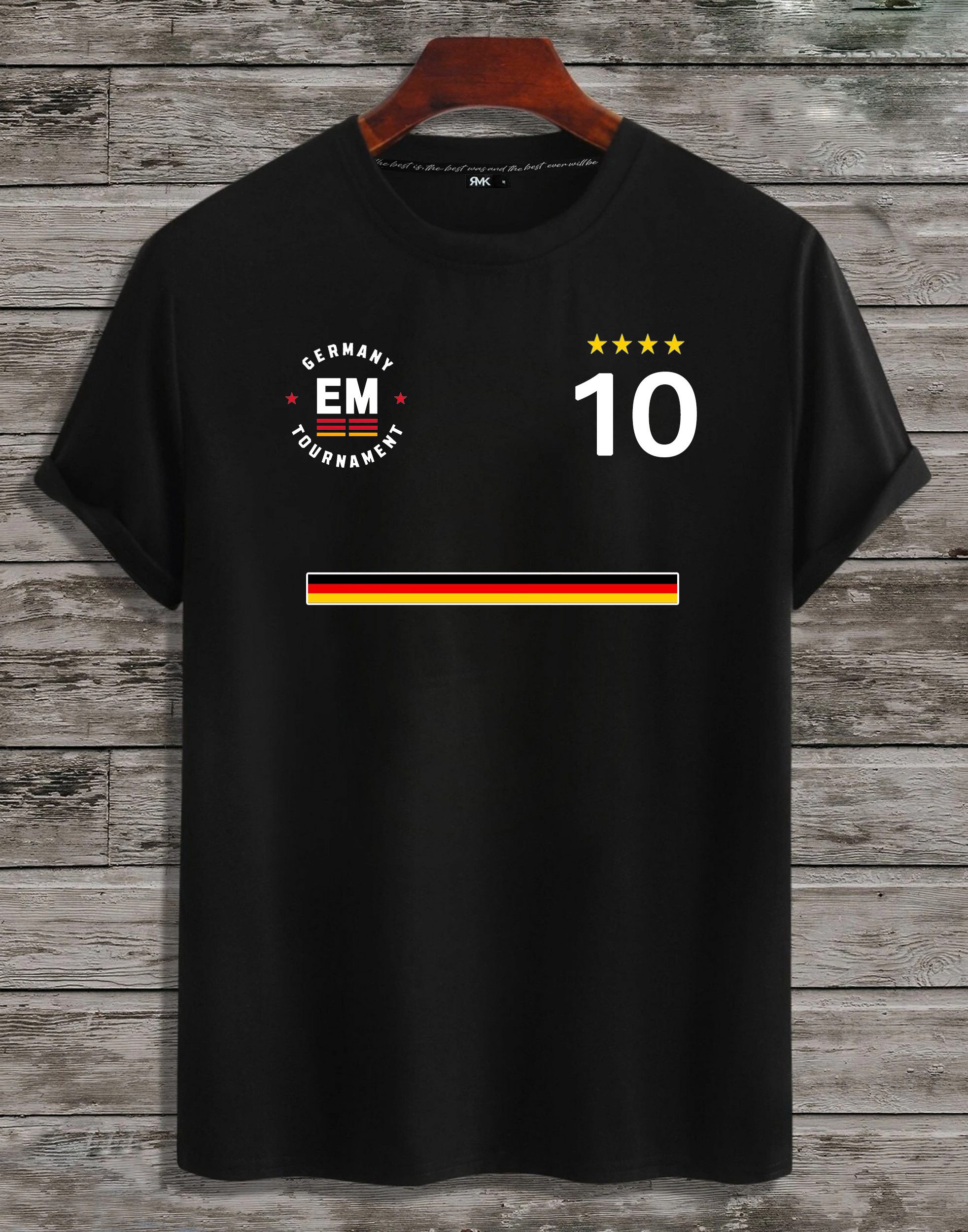RMK T-Shirt Herren Shirt Trikot Fan Fußball Deutschland Europameisterschaft EM aus Baumwolle